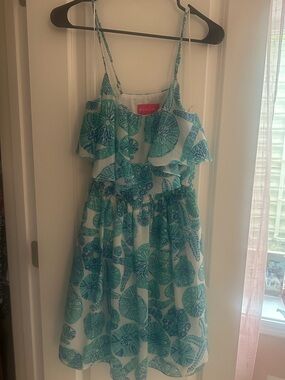 Lilly Pulitzer Floral Ruffle Sundress